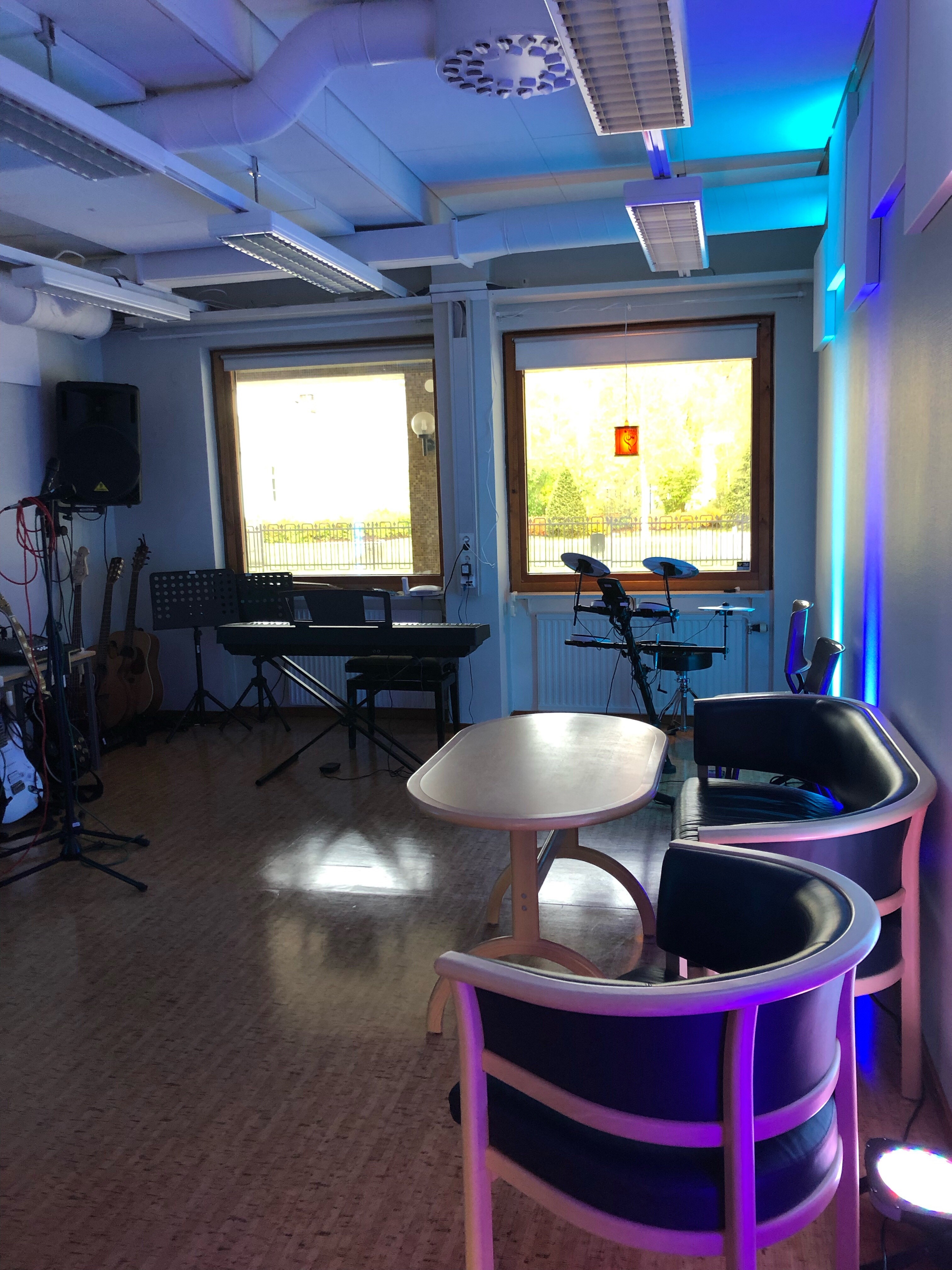 bild på en av spelrummen i kulturskolan.